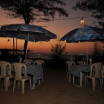 Darya sarang beach stay - Restaurant night View